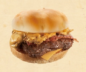 ハンバーガー　ファーストキッチン・ウェンディーズ　マッシュルームベーコネーター　期間限定商品